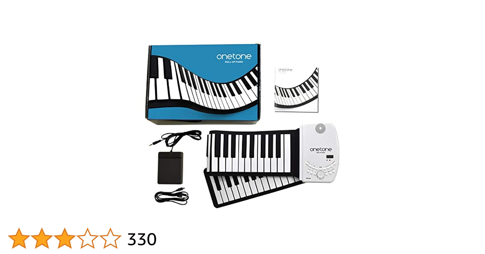 Amazon.co.jp: ONETONE ワントーン ロールピアノ (ロールアップ